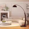 Dream Bubble Walnut & Iron LED Floor Lamp