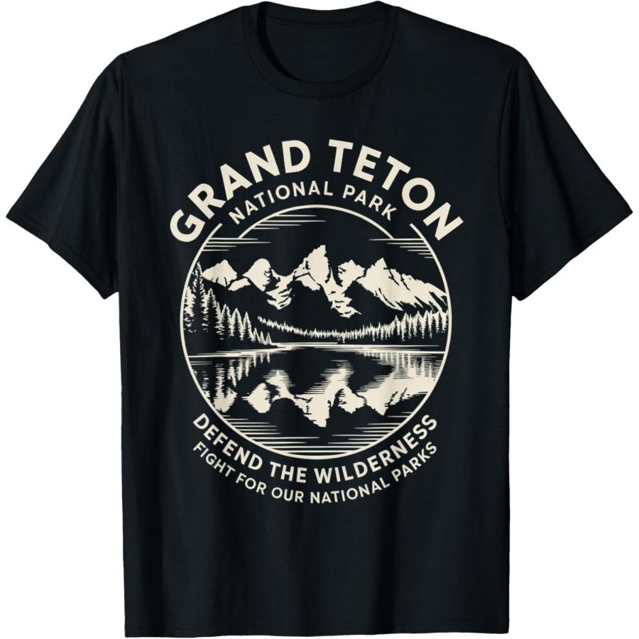 

Grand Teton National Park Outdoor Hiking US National Park T-Shirt XXXXXL чорний