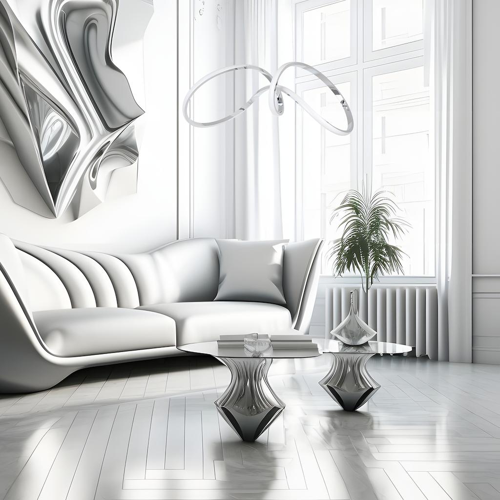 Tesoro Chrome 48W Led Hanging Lamp