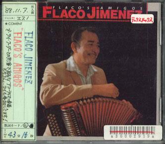 CD FLACO JIMENEZ - Flaco's Amigos CD3027 ARHOOLIE 1988 US Latin Used