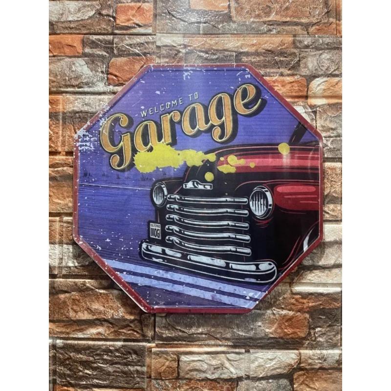 Vintage Metal Wall Sign, Kitchen Coffee Bar Decor