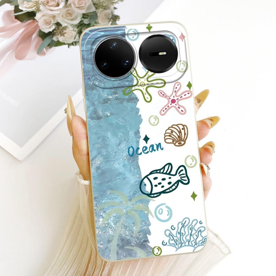 For Huawei Nova 15 Pro 15 15Ultra 2026 Cute Cat Flower Cartoon Phone Case For Huawei Nova15 15Pro Soft Silicone Covers Bumpers