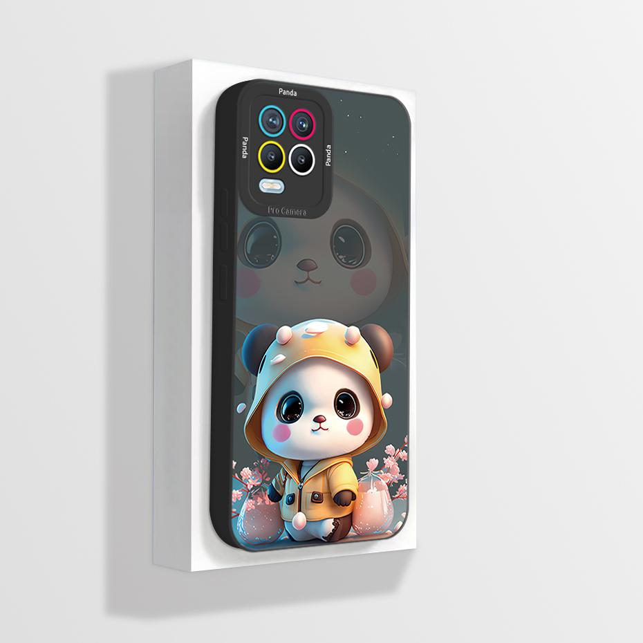 For Realme 8 Case Realme 8 5G Phone Case Realme 8i Case Realme 8 Pro 8s Aesthetic Cartoon Astronaut Square Shockproof Back Cover