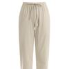 Shop   Women Stretch Banding Baggy Pants White Pic Wpt 1394