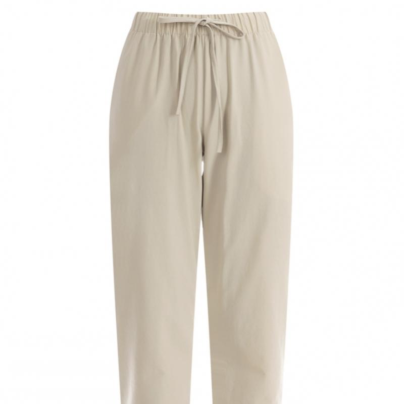 Shop   Women Stretch Banding Baggy Pants White Pic Wpt 1394