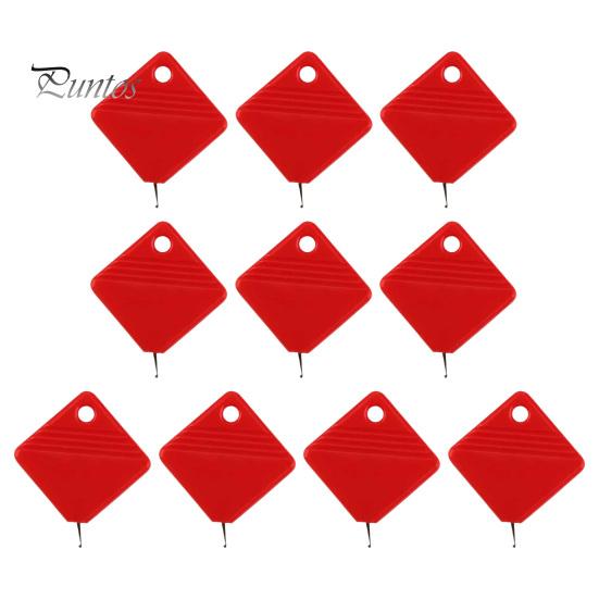 10 ks navlékač jehel Lehký nástroj na navlékání jehel pro ruční šití Přenosné snadno použitelné navlékače jehel pro starší nadšence do šití