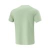 Li Ning Chá de Ervas T Confortável Simples Pulôver de Gola Redonda Casual Esportivo Manga Curta Camiseta Masculina Camisetas Verde-Feijão ATSV267-7