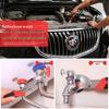 Adjustable Multifunctional Wrench Set: Large Pipe Wrench & Universal Small Wrench for Bathroom Use