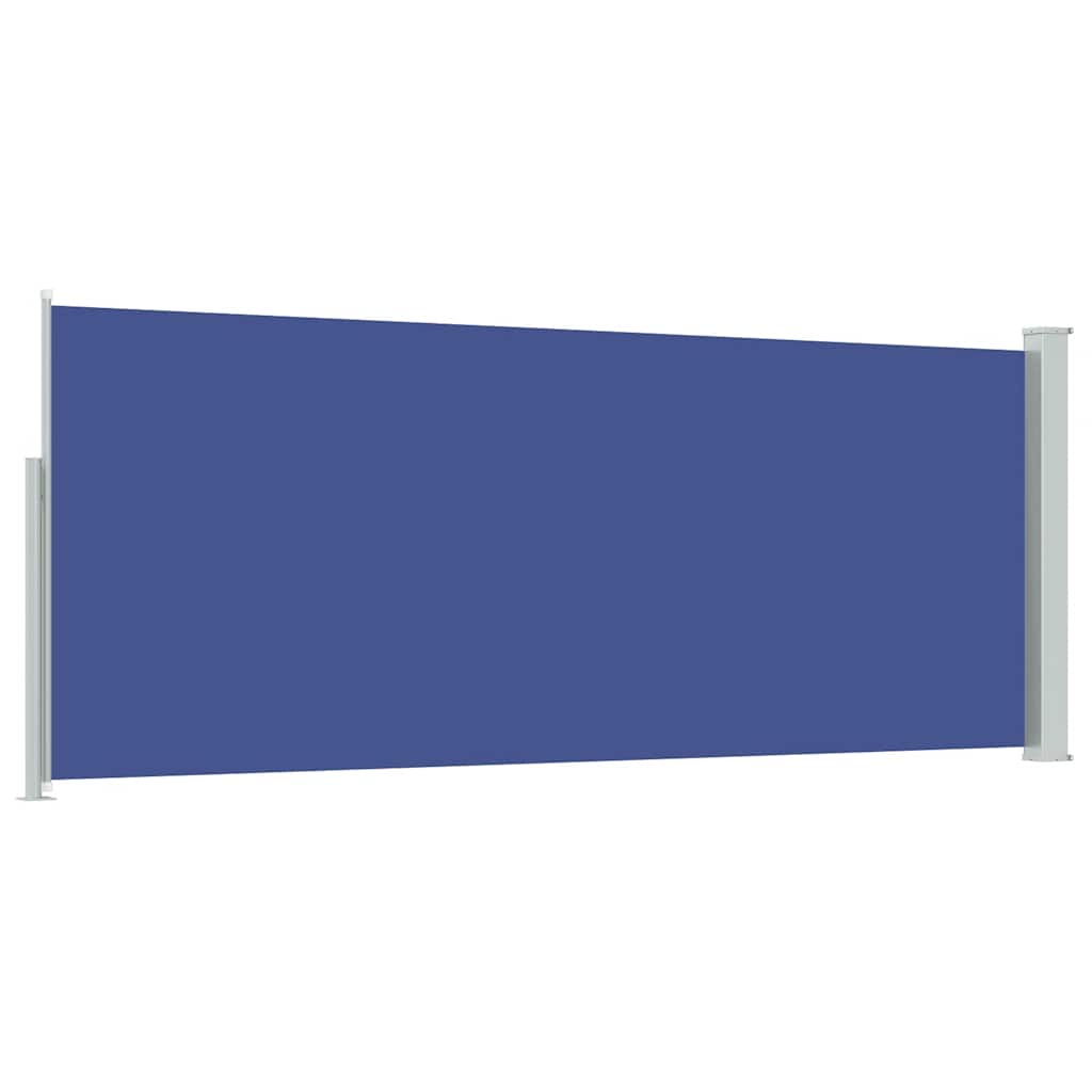 Retractable Side Awning 120 X 300 Cm Blue