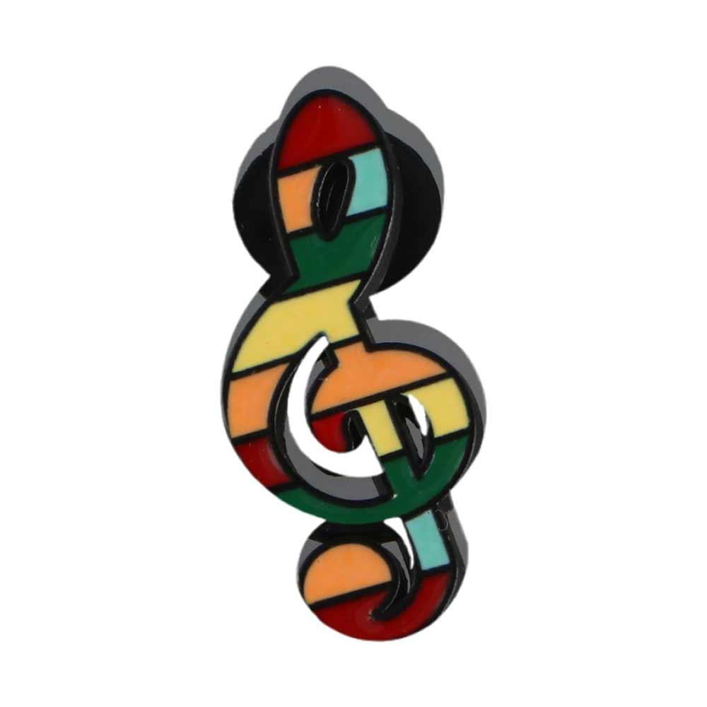 Musical Instrument Enamel Pin Electric Guitar Ukulele Cute Enamel Pins Rainbow Alloy Rock Bag Pins Backpack Decoration