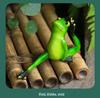 Binnenplaats Yoga Kikker Hars Ornament - Tuinlandschap Decoratie