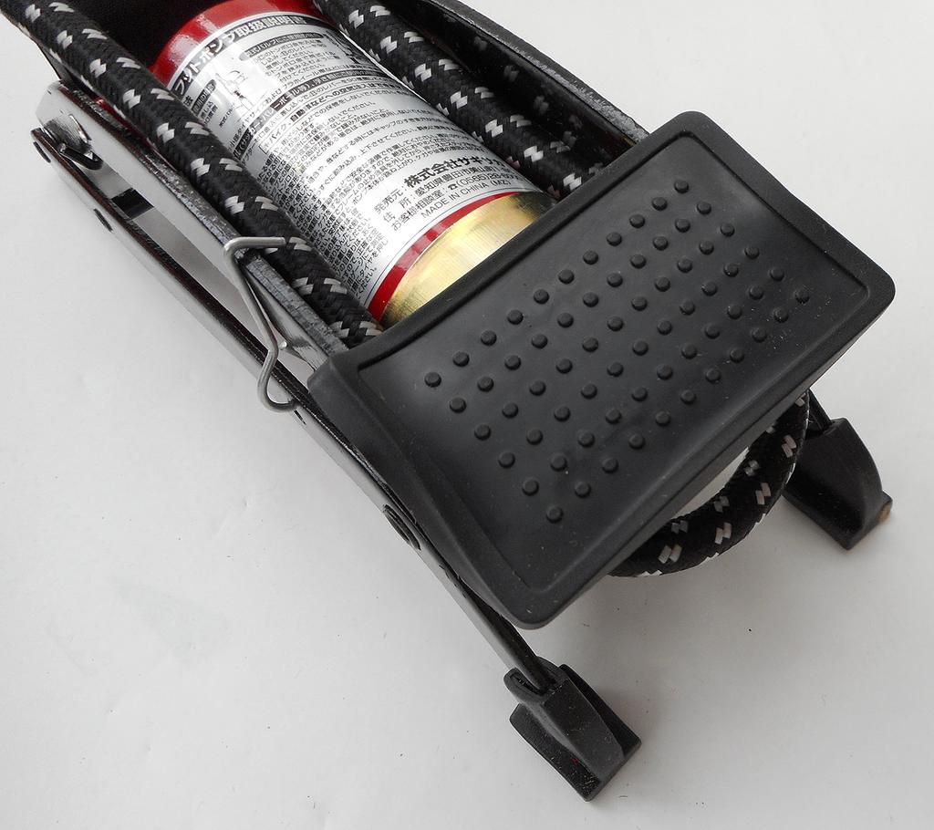 SAGISAKA Fahrradluftpumpe Fußpumpe Einzeln mit Manometer 33341