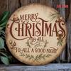 Christmas Holiday Metal Tin Sign Farmhouse Wall Art Rustic Decor Indoor Outdoor