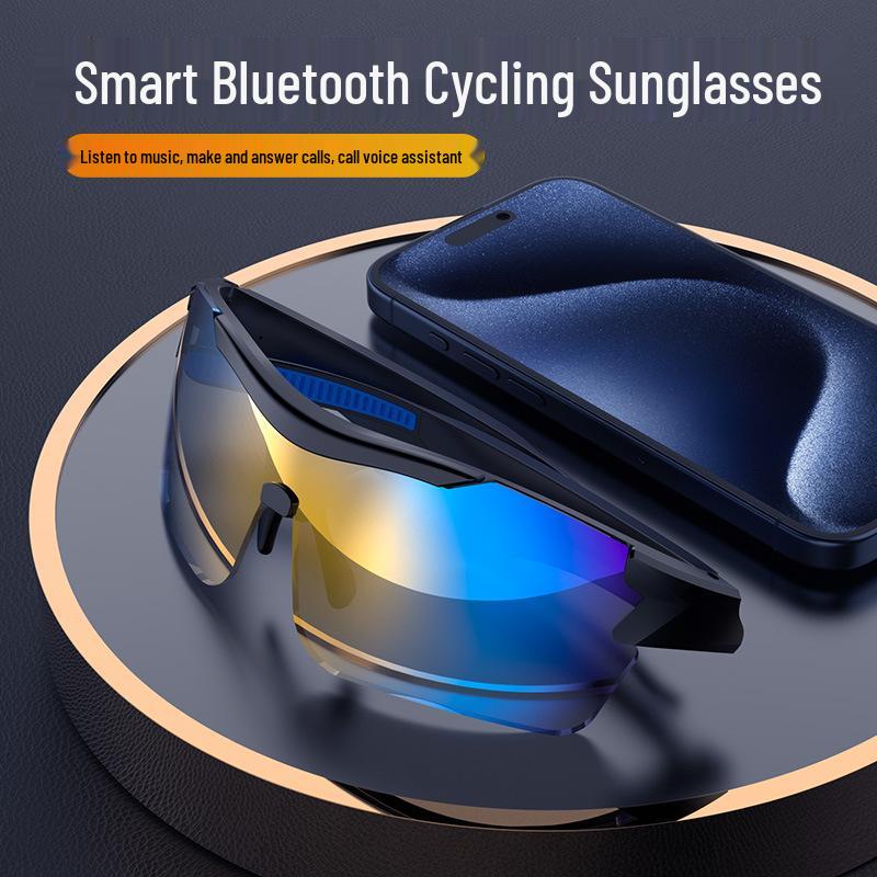 G79-AI Smart Translation Bluetooth Sunglasses – Black Tech for Outdoor Sports, Calls & Music