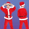 Baby Boy Christmas Costume Hat Top Pants And Belt Four Piece Set Children's Performance Costume Santa Claus Costume