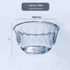 Jingbaodi Transparent High-Temperature Glass Bowl Set