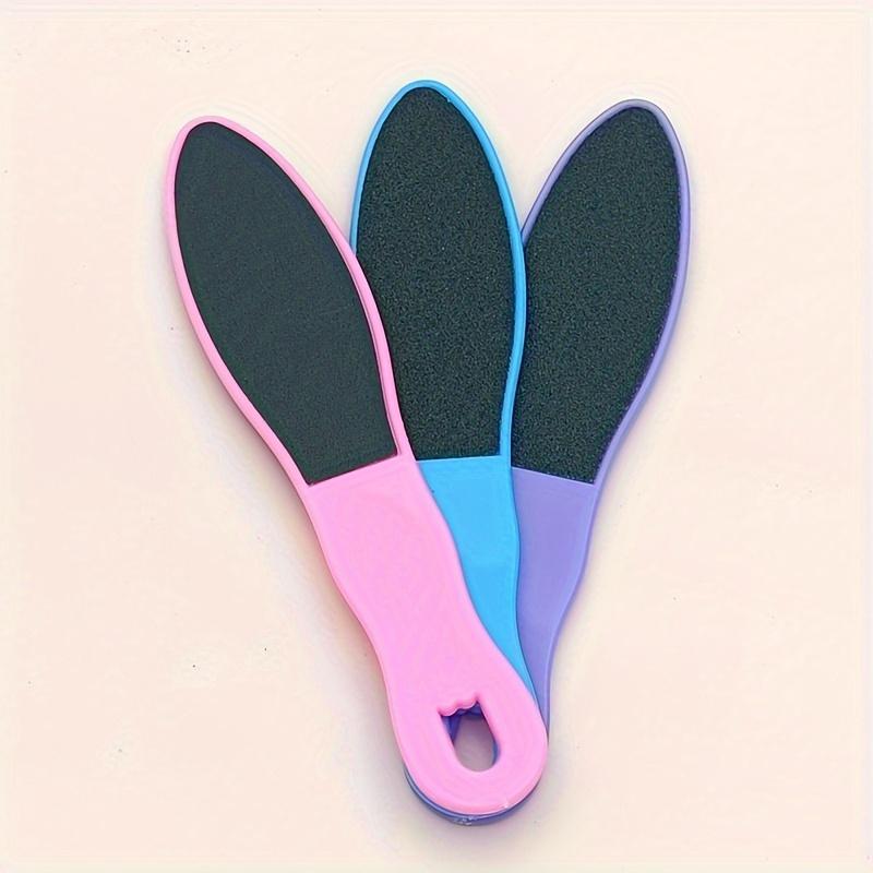 

3 шт./набор Педикюрная пилка для ног, Скраббер для кутикулы с ручкой, Двусторонняя пемза для пяток для женщин и мужчин