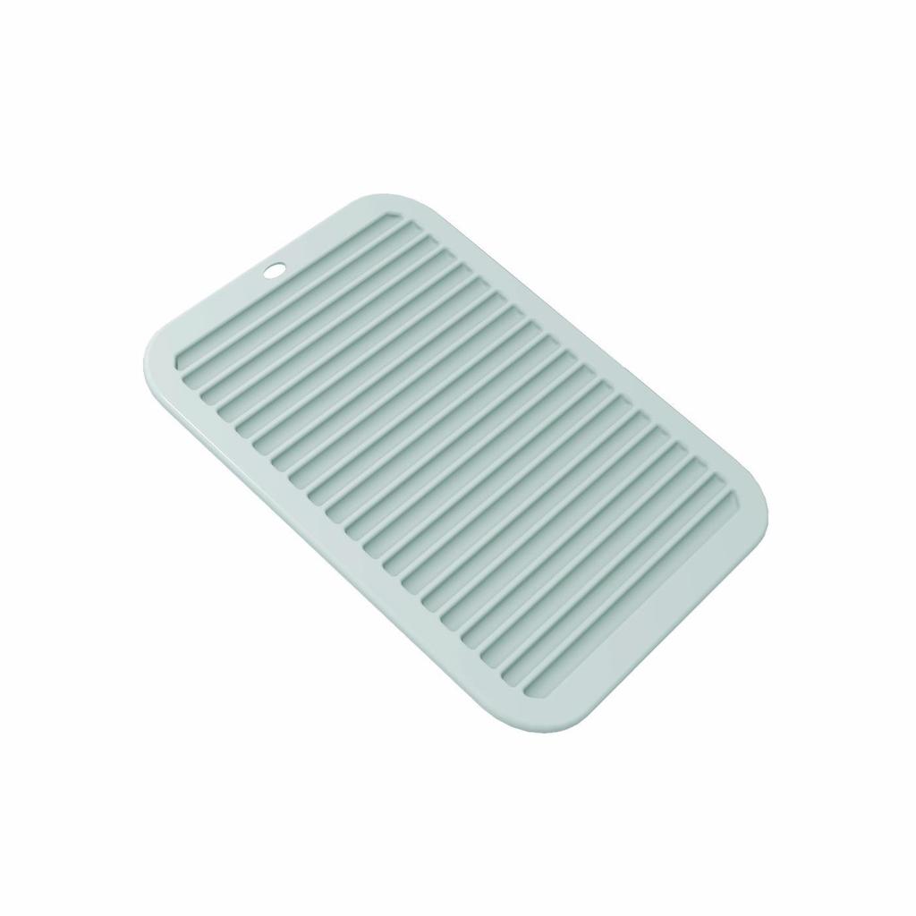 Silicone Wavy Insulated Pot Holder & Coaster - Anti-scald Square Placemat for Kitchen & Dining Table