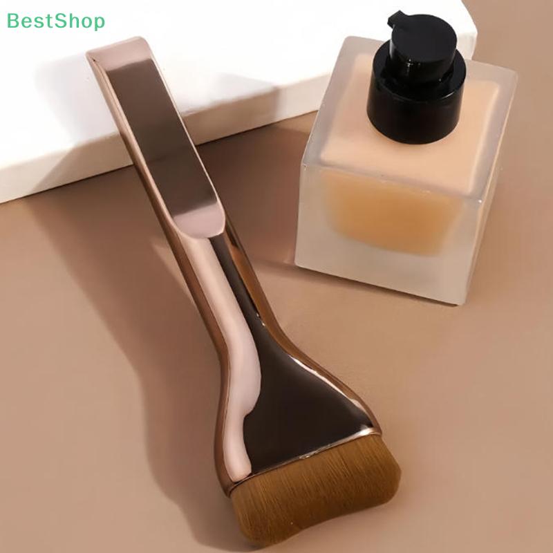 Small Pillow Foundation Brush, Seamless Makeup Flat-Head Foundation Brush, Irregular Fan-Shaped Makeup Tool