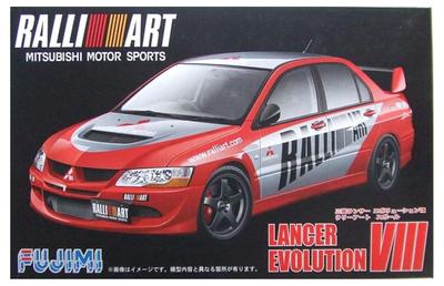 Fujimi Model Inch Up Series Ralliart Lancer Evolution 8 Plastikmodell ID148 1/24 Nr.148