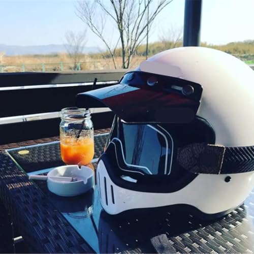 [pianarte] Goggles for Motorcycles, Jet Skis, Off-road, Motorcycle Goggles, UV Protection, Anti-slip, Compatible with Glasses, Compatible with He