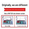 LIEI Waterproof Shower Curtain Set