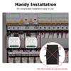 Smart Tuya Wifi Energy Meter Solar PV System Power Production Consumption Bidirectional Monitoring Meter 80A AC100-240V 50/60HZ