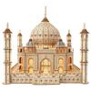 OMELIVON Taj Mahal Puzzle 3D din Lemn cu Lumină LED 388 Piese Kit de Construcție Model DIY