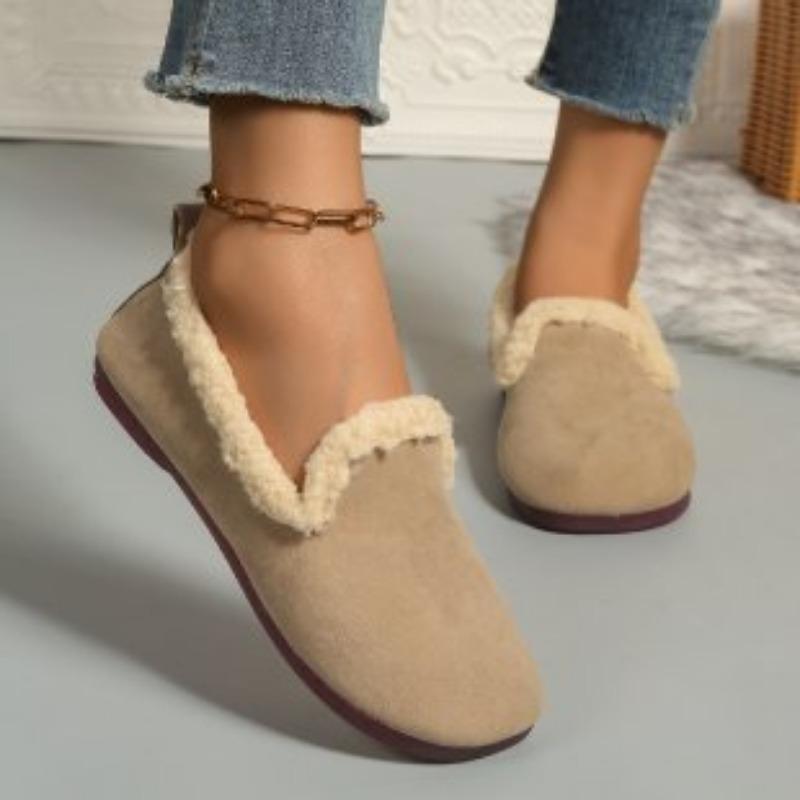 Mao Mao shoes women wear Mary Jane cotton shoes in autumn and winter, gentle wind single shoes in the evening, flat-soled velvet bean shoes