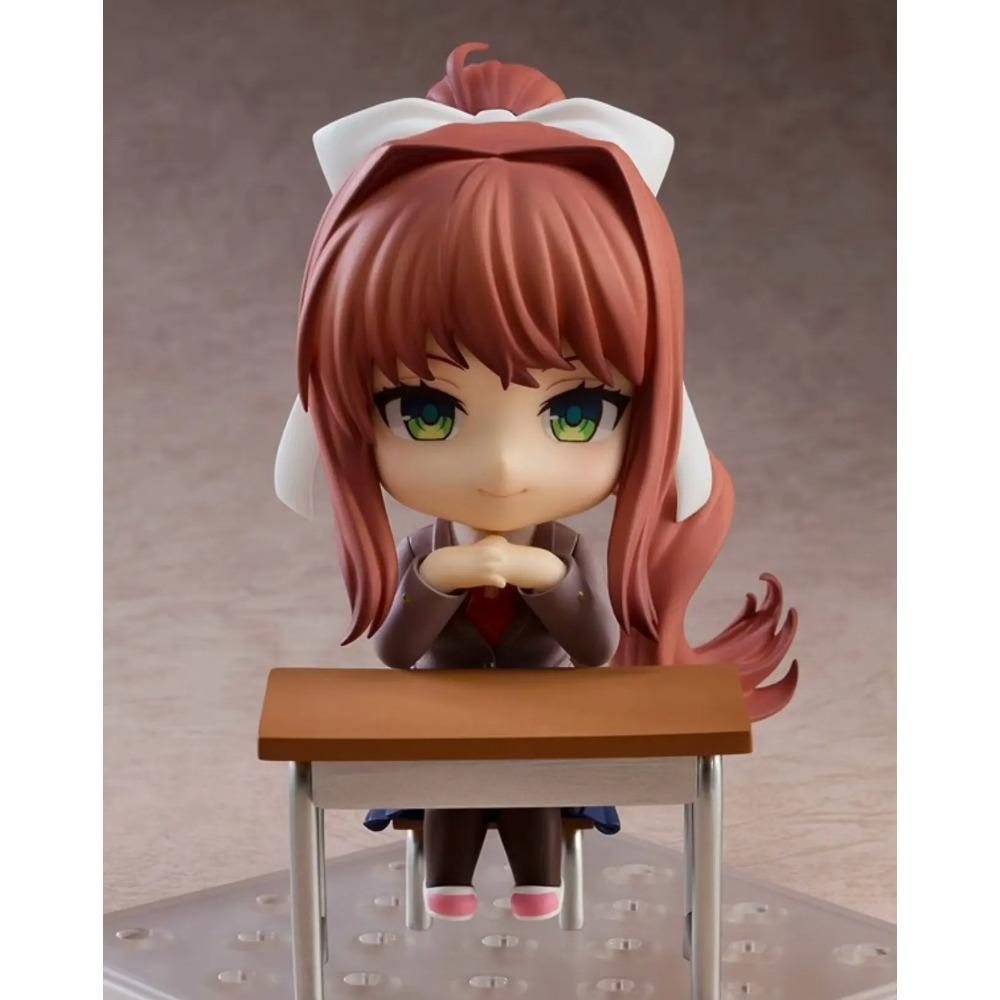 Doki Doki Literature Club! Monika 1817 Cute Girl  Articulated Figure Model Toys Christmas Gift 10cm