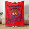 Caracas FC Print Flannel Blanket High Quality Warm Comfortable Cover for All Seasons Perfect for Gifts Home Decor