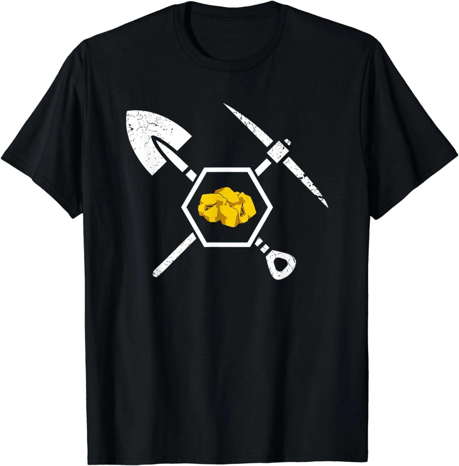 

Gold Miner Prospecting Treasure Hunting Unisex T-Shirt S