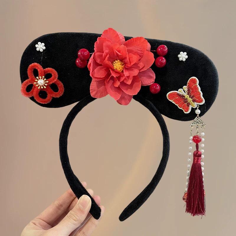 

Императорская наложница Принцесса в придворном стиле Повязка для волос: Zanhua Performance Головные уборы, вдохновленные Чжэнь Хуань для благородных дам