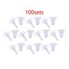 9927-40-825 67771-01010 67771-12010 100pcs Door Trim Panel Clip Retainer Rivet Fastener 8942264920 Fit for Toyota Lexus White