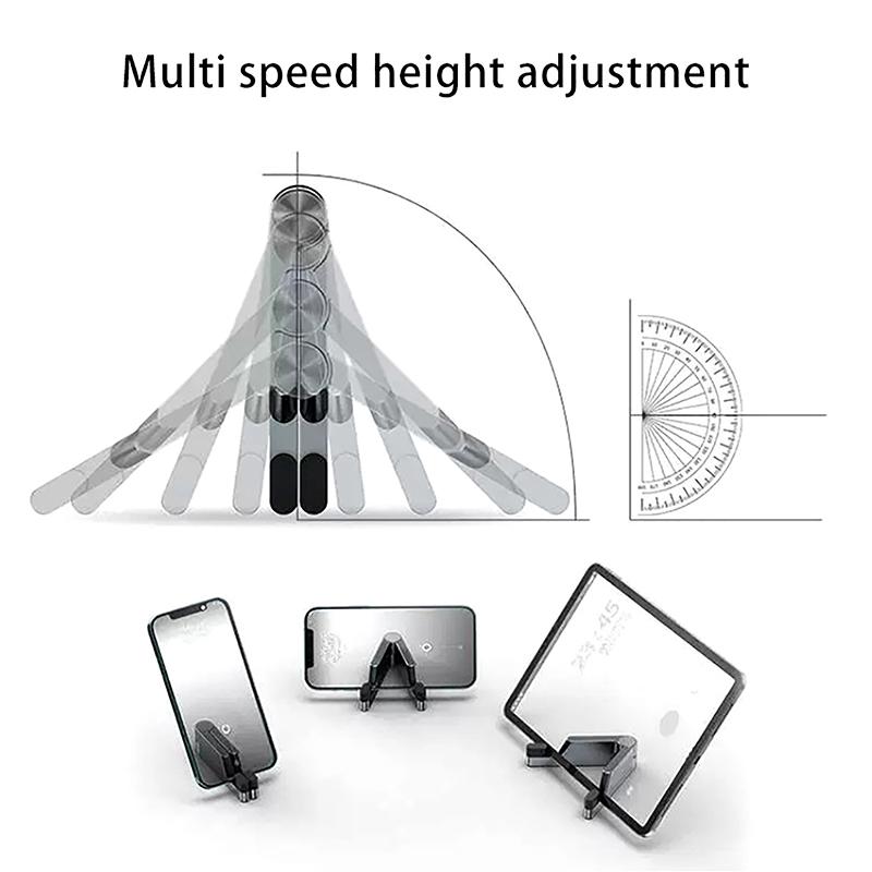 Universal Aluminum Mobile Phone Holder Portable Foldable Desk Mount For Iphone Ipad E-Reader Tablet Support Phone Bracket Stand