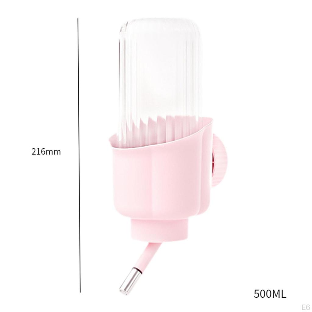 Automatická napáječka pro králíky, přenosná láhev s vodou, podavač pro další malé děti