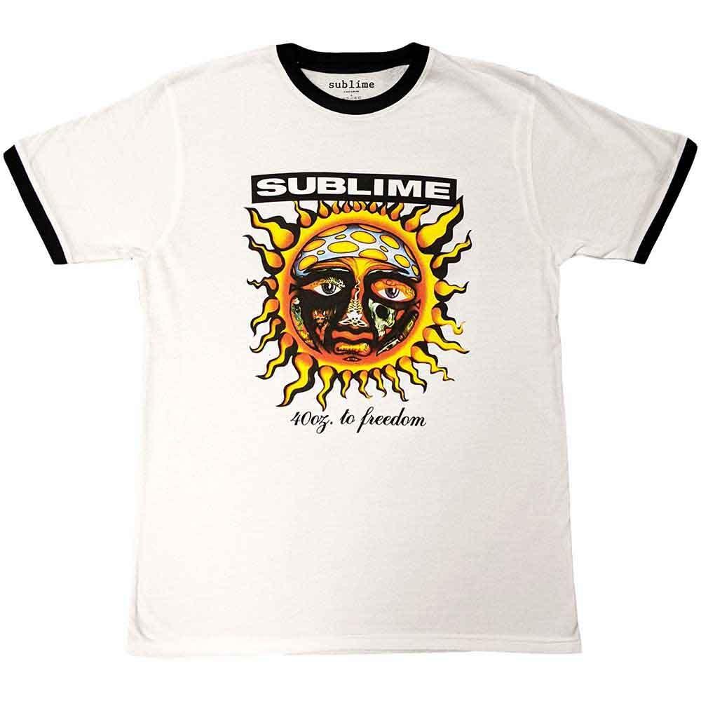 Sublime 40oz To Freedom T-Shirt White New XXXL