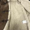 BEAUTY & YOUTH UNITED ARROWS Faux Shearling Duffle Coat Brown M(USED)