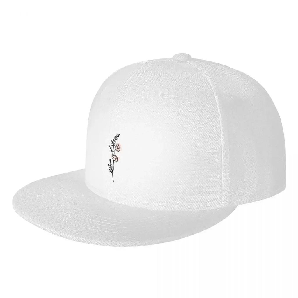 Flower Flowers Minimal Flower Boho Baseball Cap Hard Hat Military Cap Unisex Womens Beach Visor Unisexs