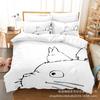 3D Digital Printing Bedding Four-Piece Set Three-Piece Set Chinchilla Bed Sheet Quilt Pillow