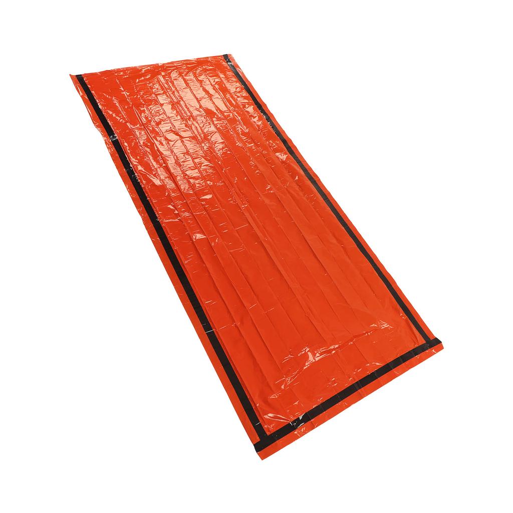 Emergency Survival Sleeping Bag Thermal Insulation PE Aluminum Film Survival Bivouac Bag with Storage Bag for Outdoor