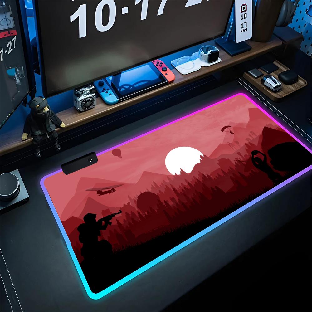 Rust 2013 Mouse Pad Game RPG 40x90cm Mouse Mat Gaming Mousepads LED Keyboard Mats Luminous Desk Pads Mouse Pad For PC