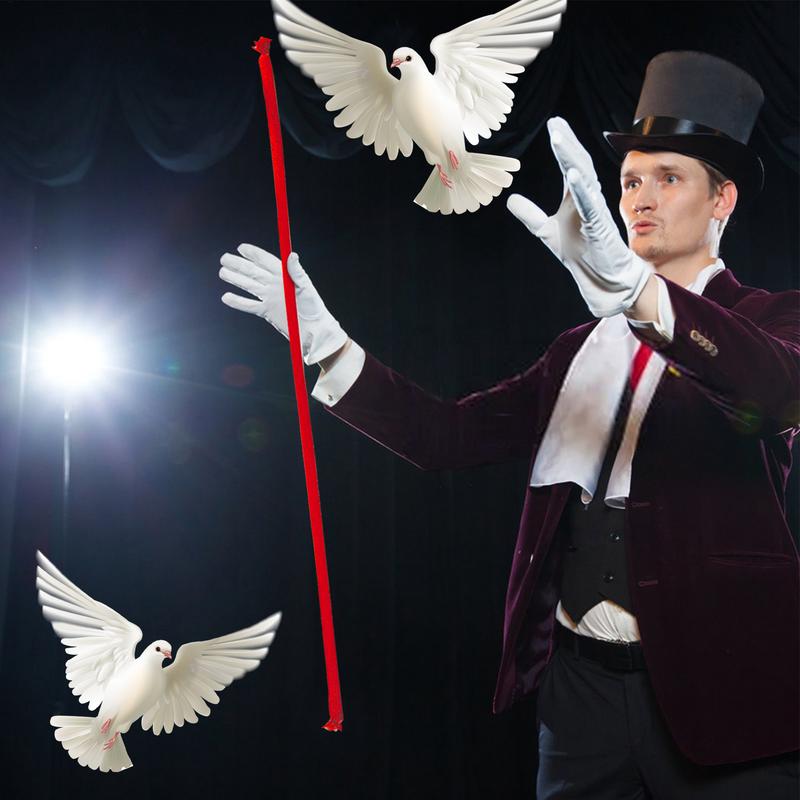 Rope Trick Stiff Rope Magic Tricks Soft Rope To Stiff Magia Close Up Street Illusions Gimmicks Mentalism Funny Props Red/Green