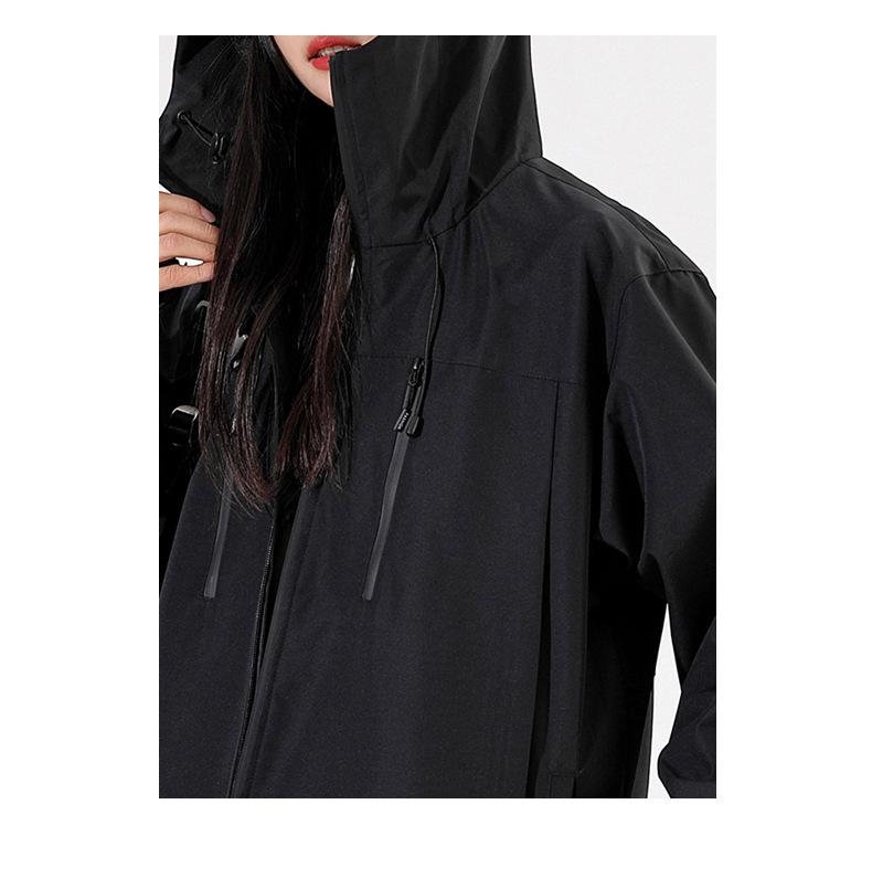 Spring & Autumn Unisex Windproof Mountaineering Jacket - Trendy, Loose-Fit, Water-Repellent Outdoor Windbreaker