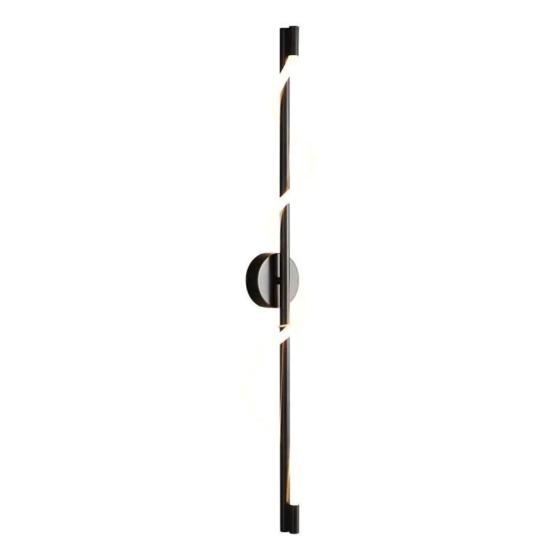 New Minimalist LED Copper Wall Lamp Home Decor Wall Light For Living Room Background Wall Sconce Bedroom Bedside Lights Fixtures