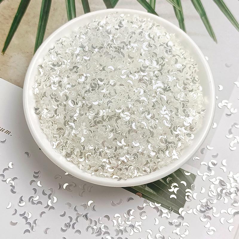 Irregular High-Flash Silver Crystal Sequin Jewelry DIY Accessories