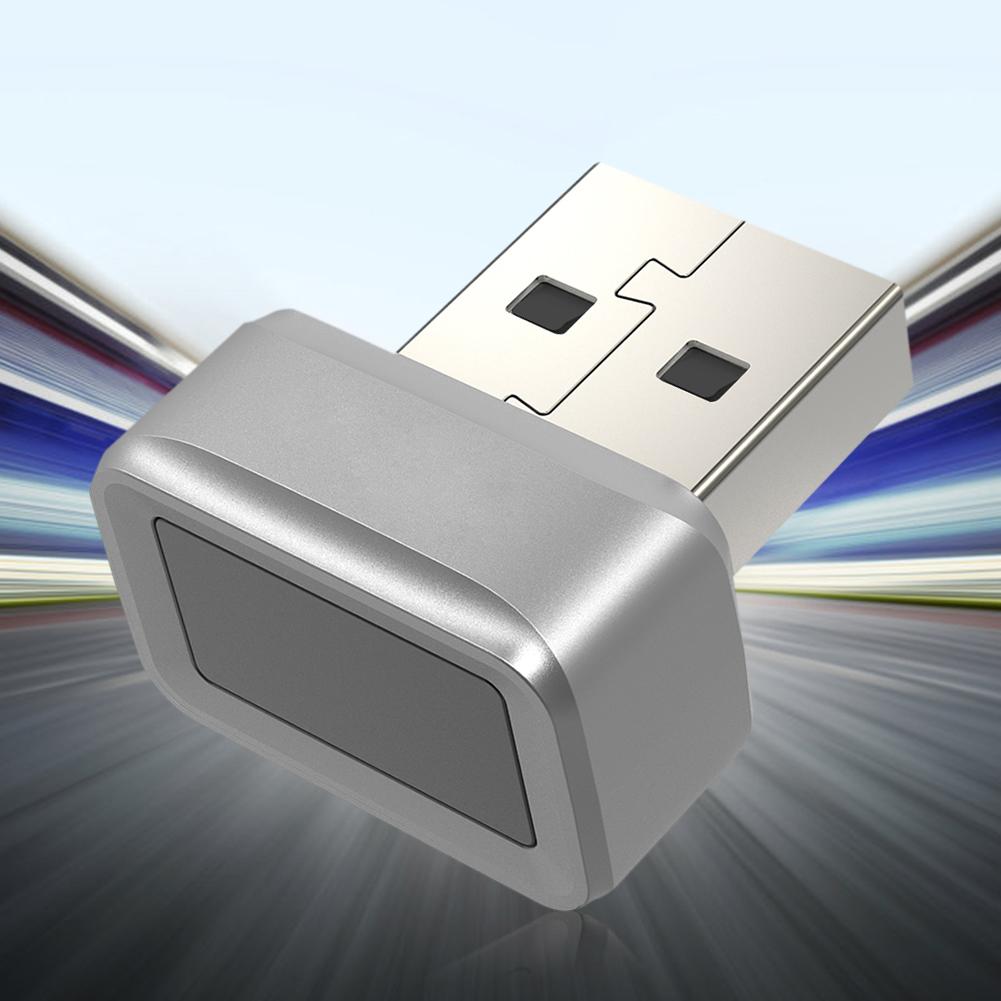 USB Fingerprint Key Reader FIDO U2F Biometric Fingerprint Scanner Windows Hello 360° Touch Speedy Matching Key for PC