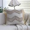 Nordic Tufted Pillowcase Cojines Geometric Simple Embroidered Fringe Morocco Sofa Cushion Cover Headboard Pillowcases 45x45cm