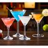 Cocktail Glasses, Martini Glasses, 6-Piece Set, 120ml, Crystal, Home and Commercial Use (120ml - Martini Cups (6 pieces))