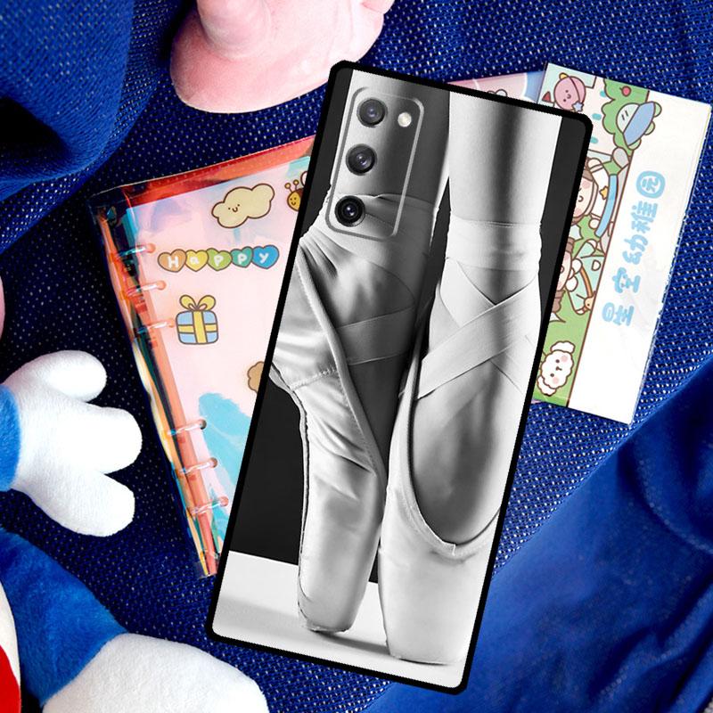Ballet Ballerina Shoes Pointes Case For Samsung Galaxy S26 Ultra S25 S24 S22 S21 S23 Ultra Plus S10 S20 S25 FE Cover Funda